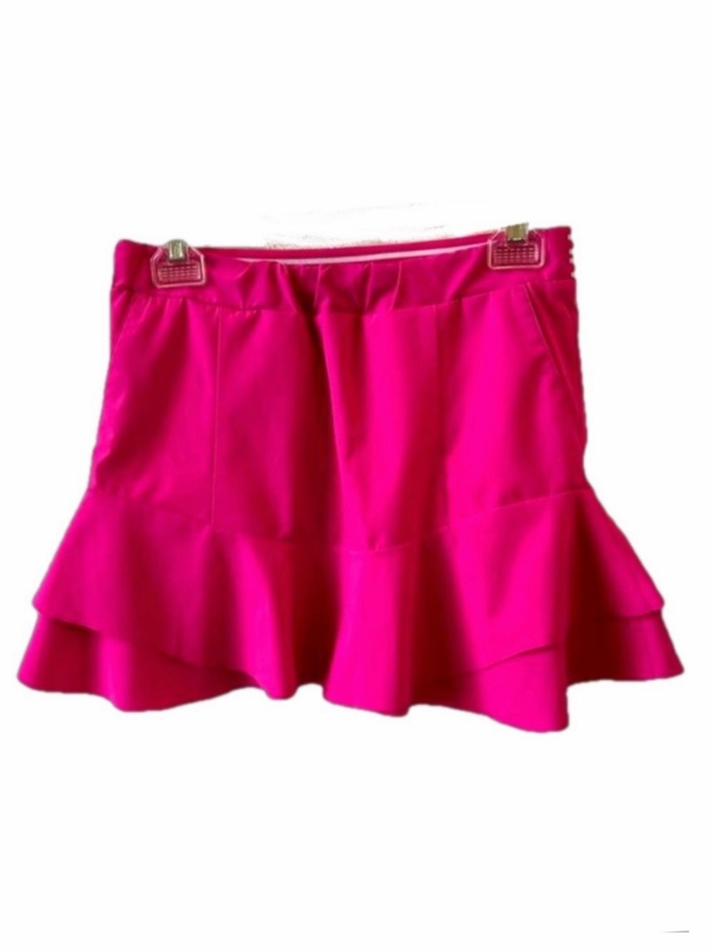 Vineyard Vines Ruffle Layered Pink Size 00 Skort Tennis Golf Skirt Athletic